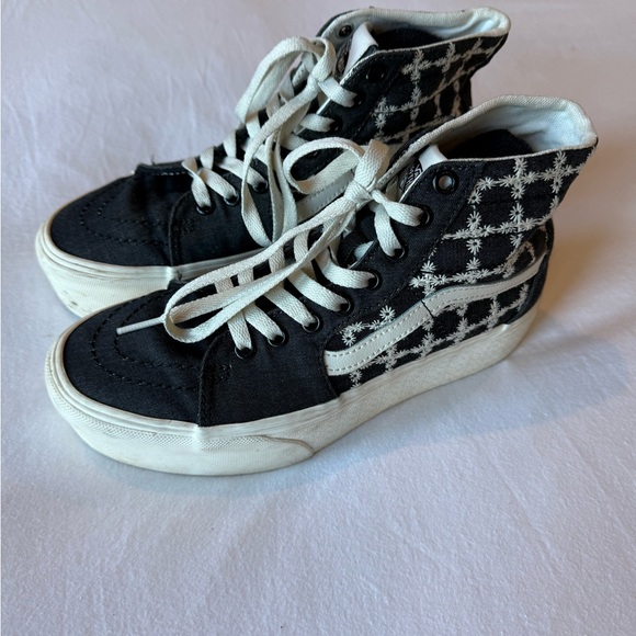 Vans SK8-Hi tapered Platform in color mixed denim - Picture 2 of 5